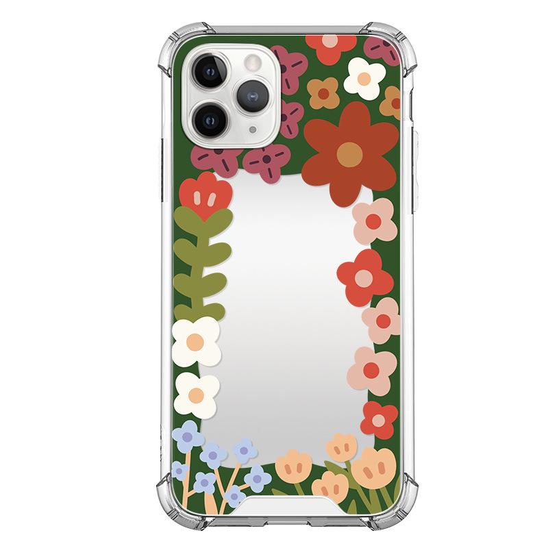 

Чехол Zhitai для iPhone 14 Pro/16 и Huawei P60/Honor 90 Flower Mirror iPhone 13 Pro