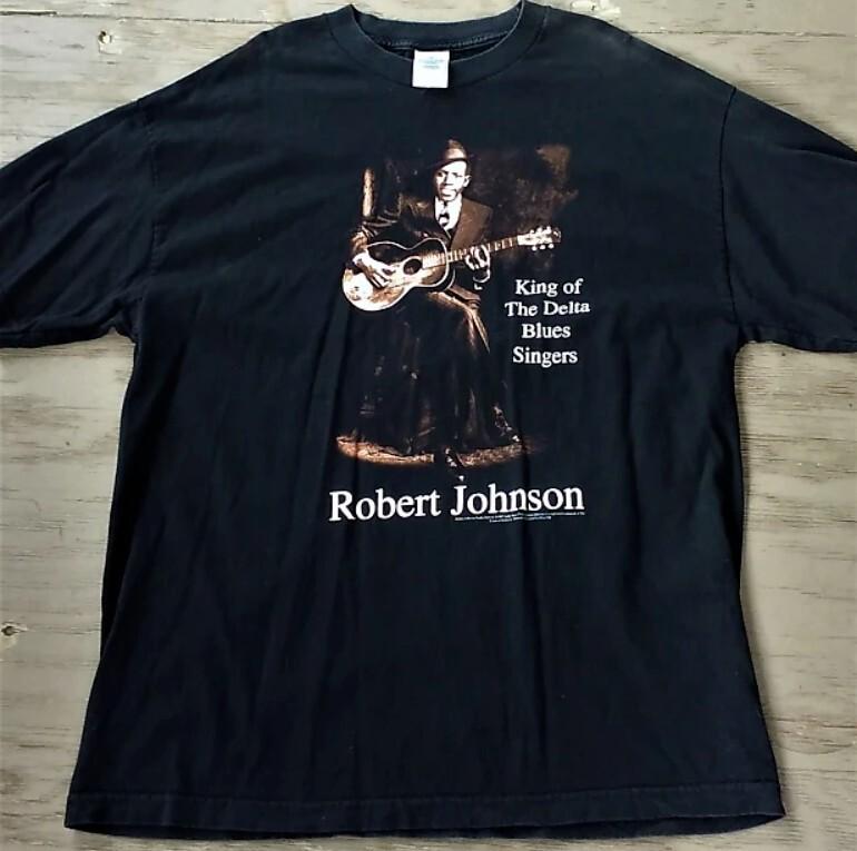 Robert Johnson King Of The Delta Blues Tshirt Cotton Unisex Tee S5Xl Unisex T-Shirt L