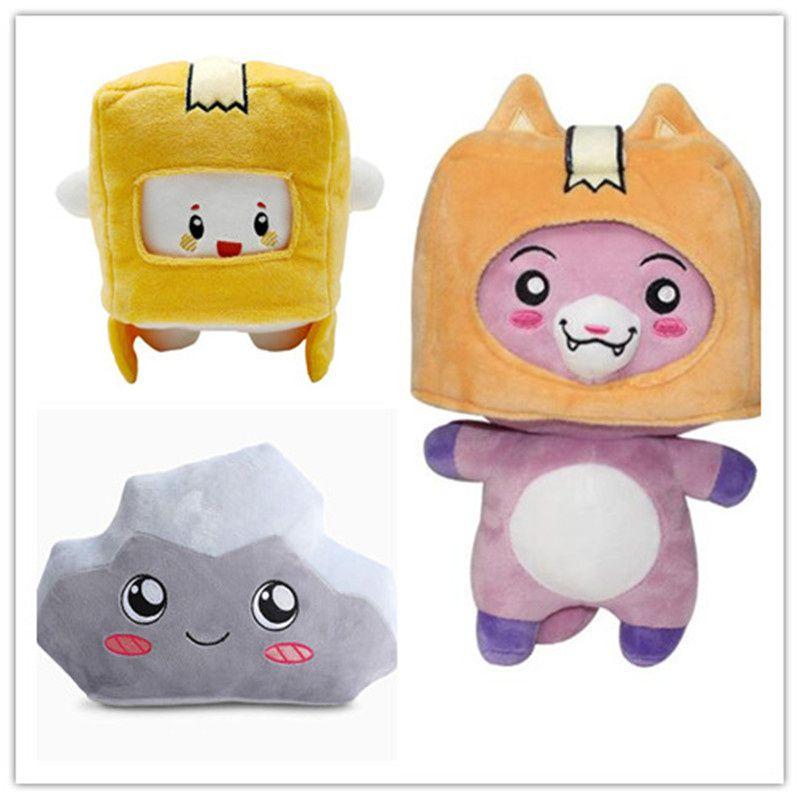 Lankybox Boxy Foxy Rocky Plush Soft Stuffed Toy Kid Game Figure Plushie Doll