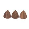 Guitar Pick Wooden Box Black Walnut Square Holder Storage Case Container for Musician Gift