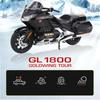 1/9 HONDA Gold Wing GL1800 Alloy Street Motorcycle Model Diecast Metal Leisure Touring Motorcycle Model Sound Light Kid Toy Gift