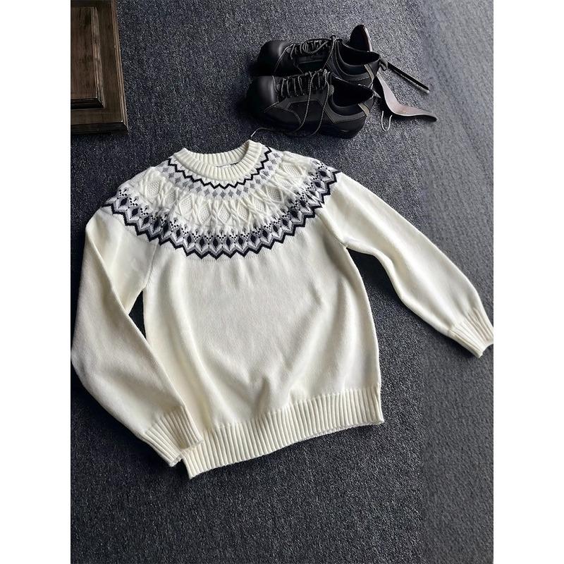 American Retro Cleanfit Sweater Men's Autumn and Winter High-end Twisted Long-sleeved T-shirt Heavy Front Shoulder Bottoming Shirt