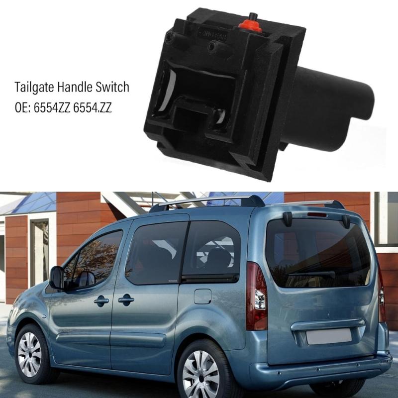 Heckklappenentriegelungsschalter 6554ZZ Auto Kofferraumentriegelungsschalter Heckklappe Kofferraum Öffnungstaste für C4 307 407