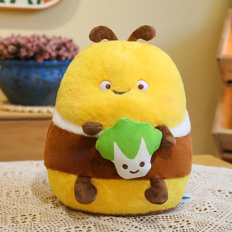 Toy Bee Stuffed Clown Mango Shark Vegetable Decoration Doll Pillow Gift Children
