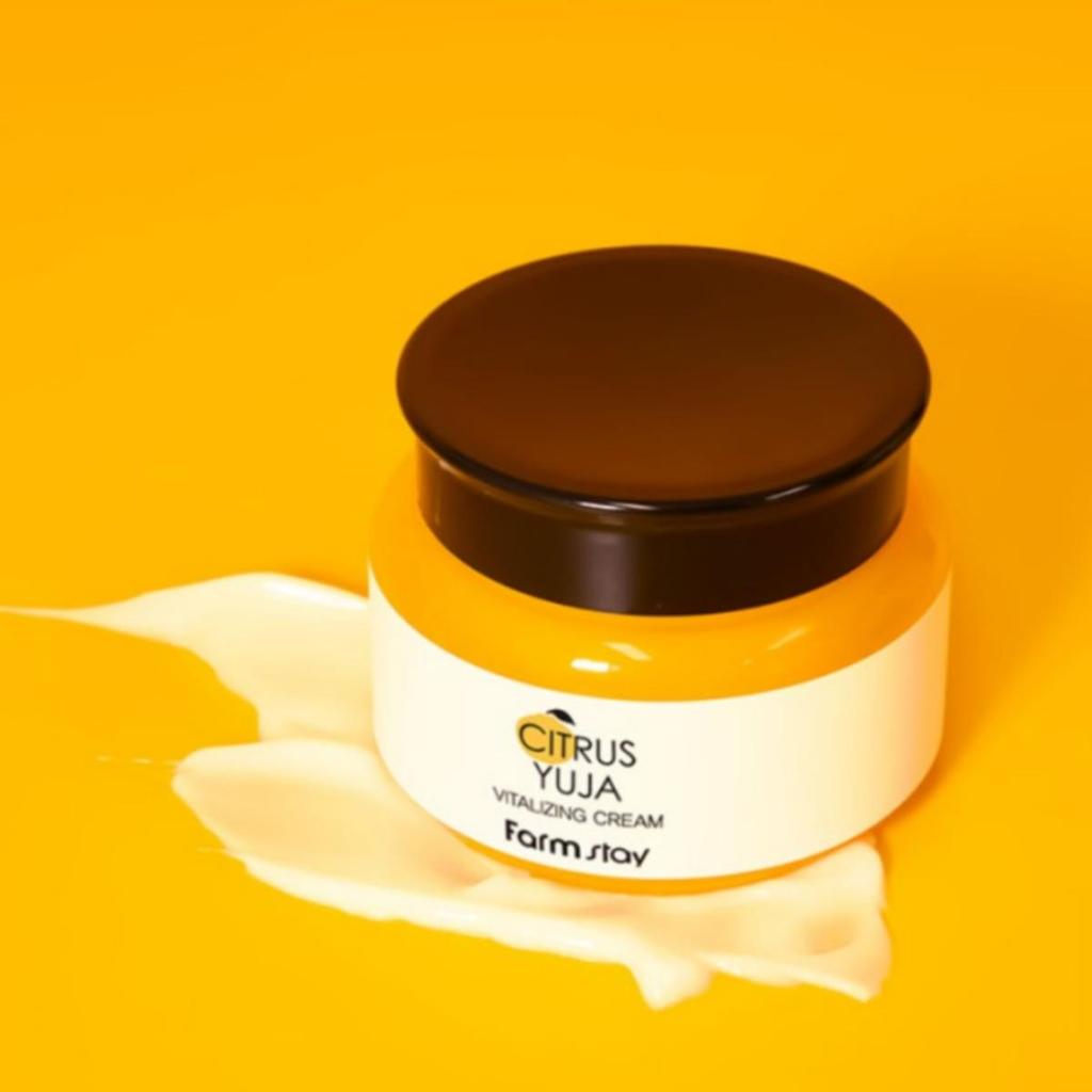 [Farmstay] Citrus Yuja Vitalizing Jumbo Duo: Serum 100ml + Cream 100g