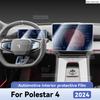För POLESTAR 4 2024 Bilinteriörskydd Repskyddande Film Instrumentpanel Mittkonsol Navigationsskärm Klistermärke