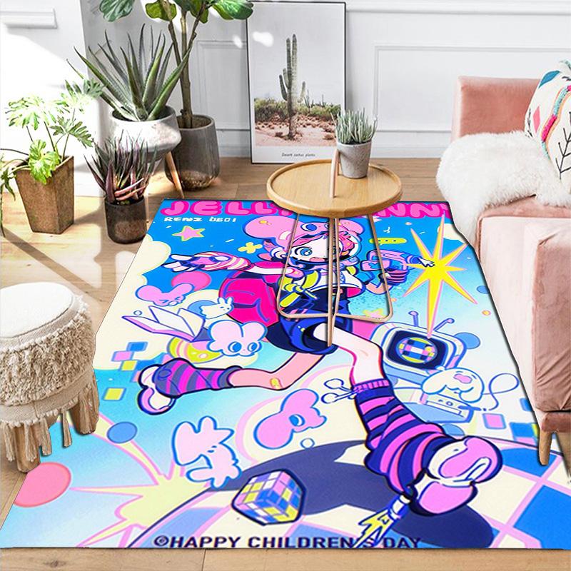 Game: Muse Dash Rug Floor Mat for Living Room or Bedroom Soft and Comfortable Carpet a Gift for Birthday and Holiday.SFF0917393