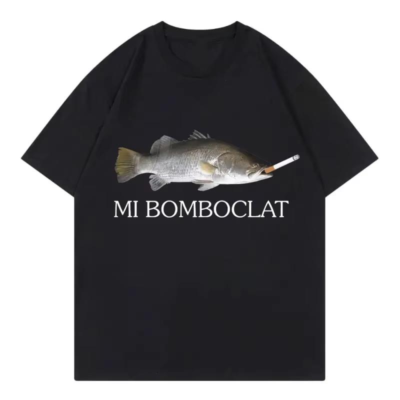 

Моя футболка с принтом Bomboclat Женская Мужская Летняя Повседневная Свободная Забавная Модная Уличная Круглый вырез Короткий рукав Топы Футболка XS чёрный