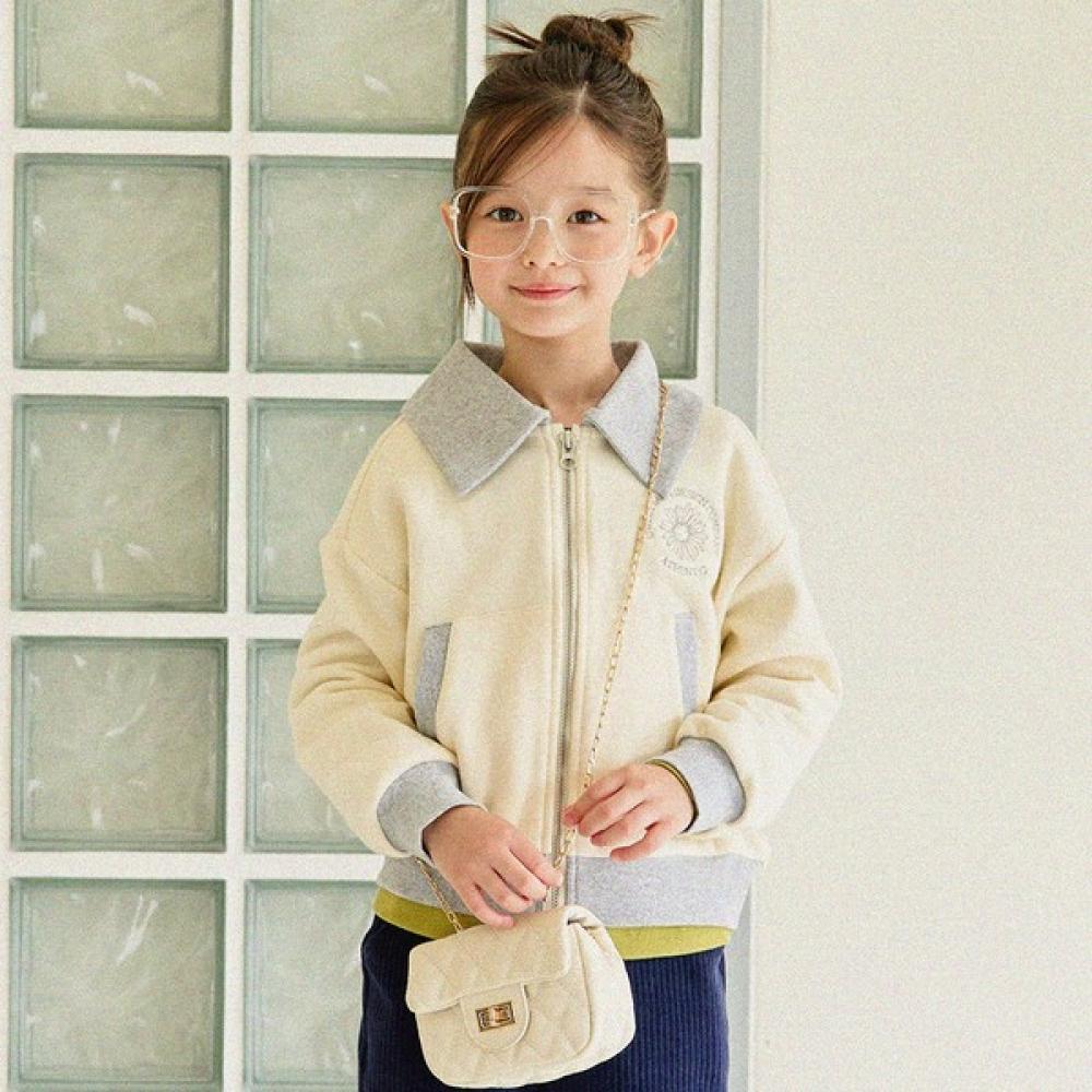 

Худи на молнии с карманом, вышивка Olivan Color, кремовый creamy/110