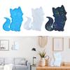 Beautiful Cat Shaped Wall Decorations Silicone Mold Customized Decor Making Resin Mold Perfect Gift for DIY Enthusiasts