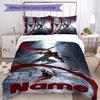 3pcs Custom Name Black Myth Wukong Game Bedding Set Duvet Cover Closure Includes 1 Duvet Cover & 2 Pillowcases for All Seasons Bedroom Decor