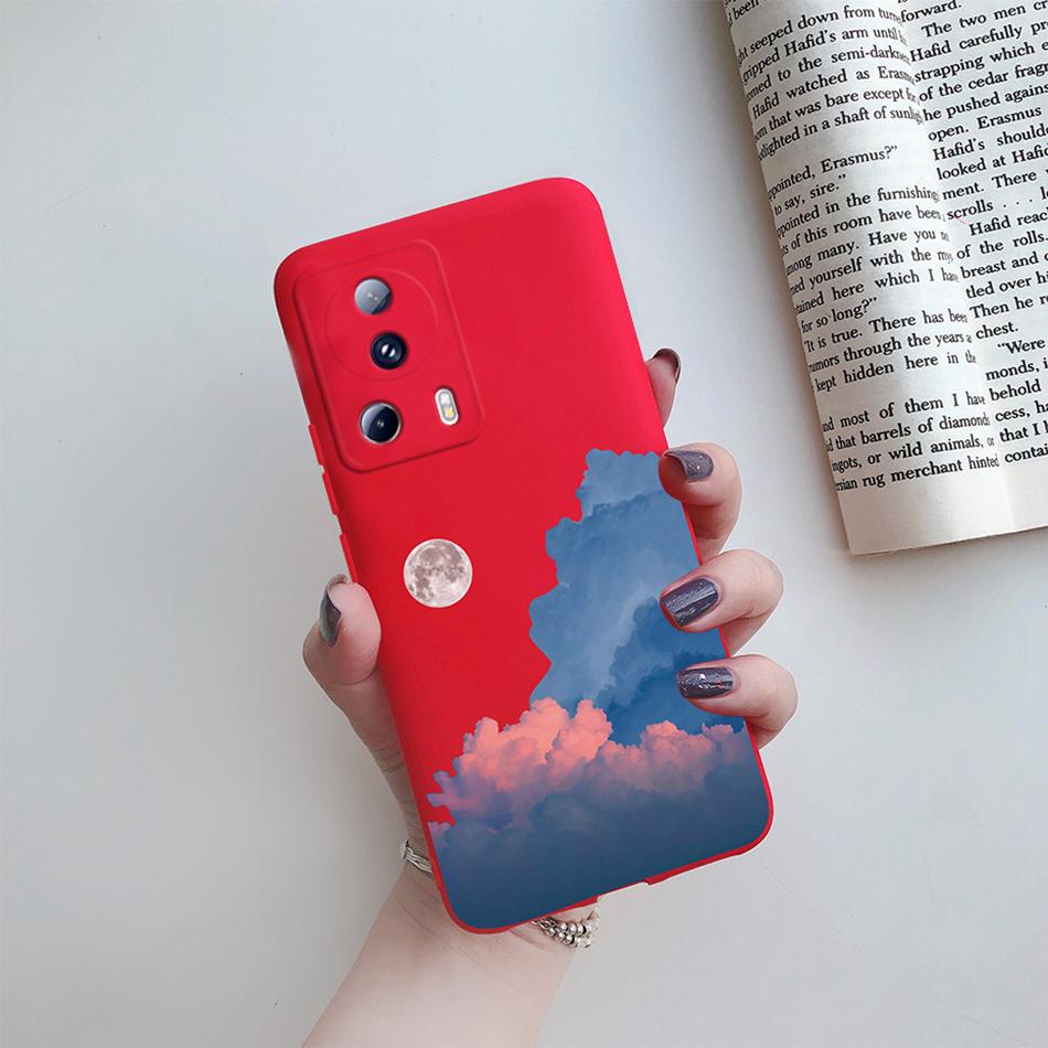 For Xiaomi 13 Lite 5G Case 2023 Luxury Black Dragon Painted Silicone Phone Cover for Xiaomi Mi 13 Lite 6.55'' Coque Capas 13Lite