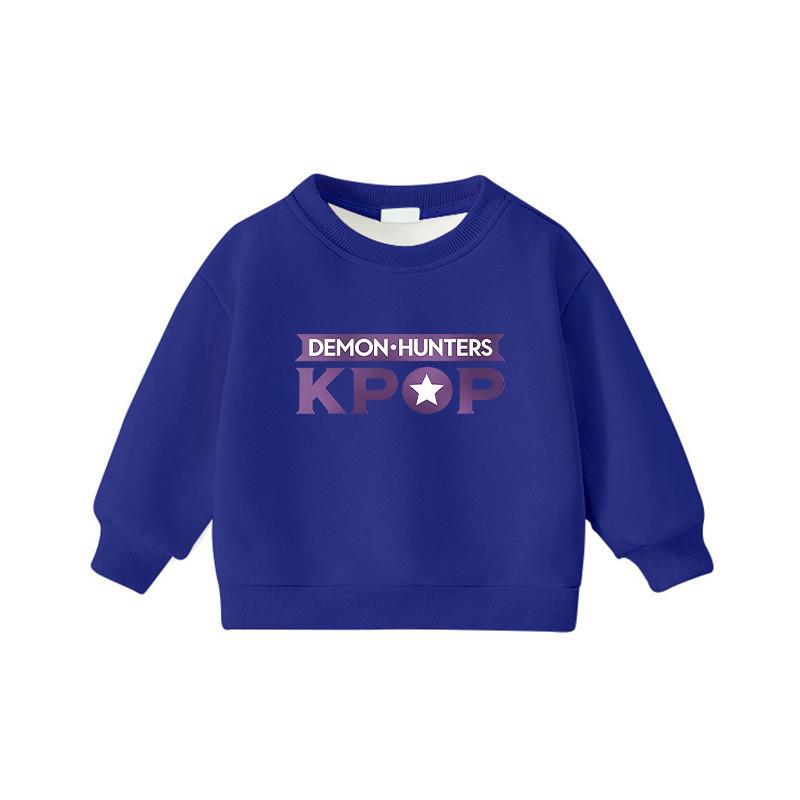 Girls Kpop Hunters Rumi Zoey Mira Long Sleeves Sweatshirt For Children Kids