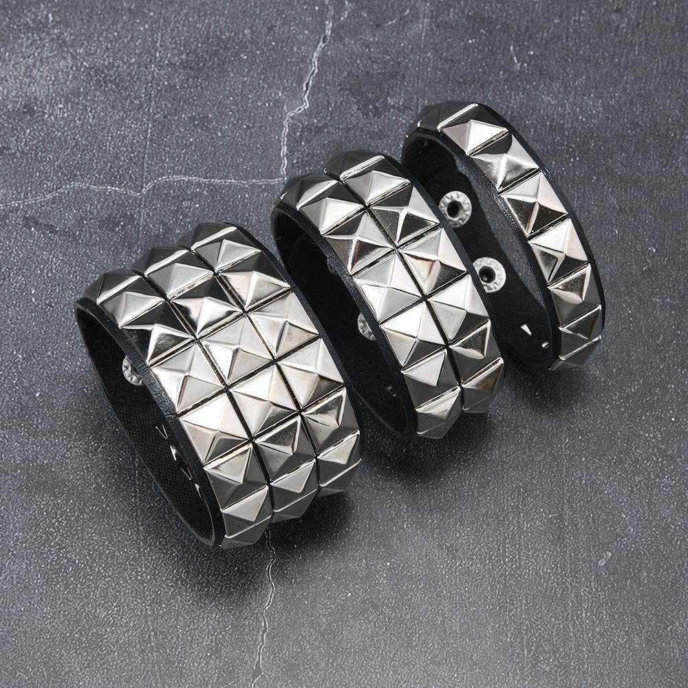 Мужской Панк Заклепки Ретро Хип-Хоп Браслет Batch
