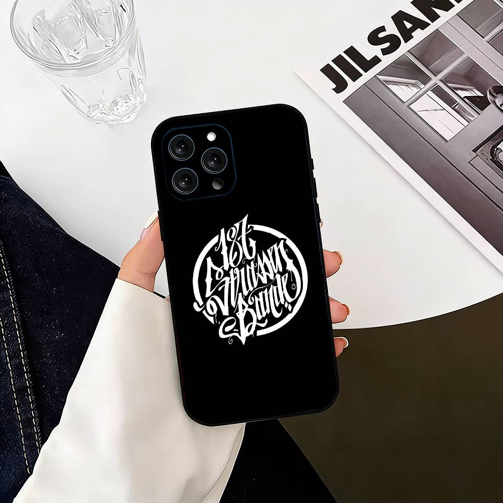 S-StrasseN-B-bande 187 Music Phone Case For iPhone 17,16,15,14,13,12,11 Plus,Pro Max,XS,Soft Silicone Black Cover