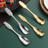 304 Stainless Steel Coffee Spoon Ice Cream Spoon Dessert Spoon Silver Gold Penguin Bear Pattern Household Restaurant Gadgets