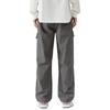 OVERPROTECTIONit Men's Sporty Straight-Leg Parachute Cargo Pants