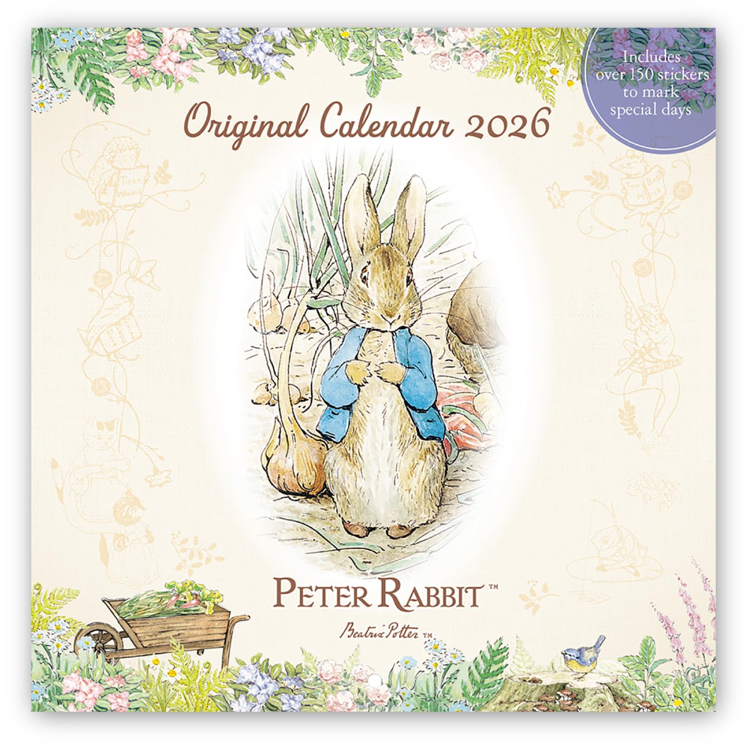 

Gakken Stafle 2026 Peter Rabbit Wall Calendar starts in January 2026 AM15038,
