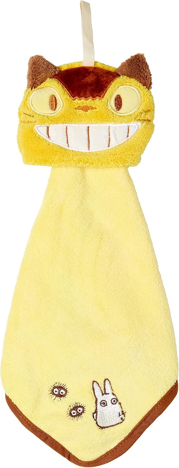 Marushin Hanging Micro My Neighbor Totoro Cat Bus My Neighbor Elementary Boys and 1025010600 Towel, Fabric, Face, Totoro, Kindergarten, School, Girls,