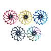MTB Bike Rear Derailleur Pulley 15T Jockey Wheel Lightweight Aluminum Alloy