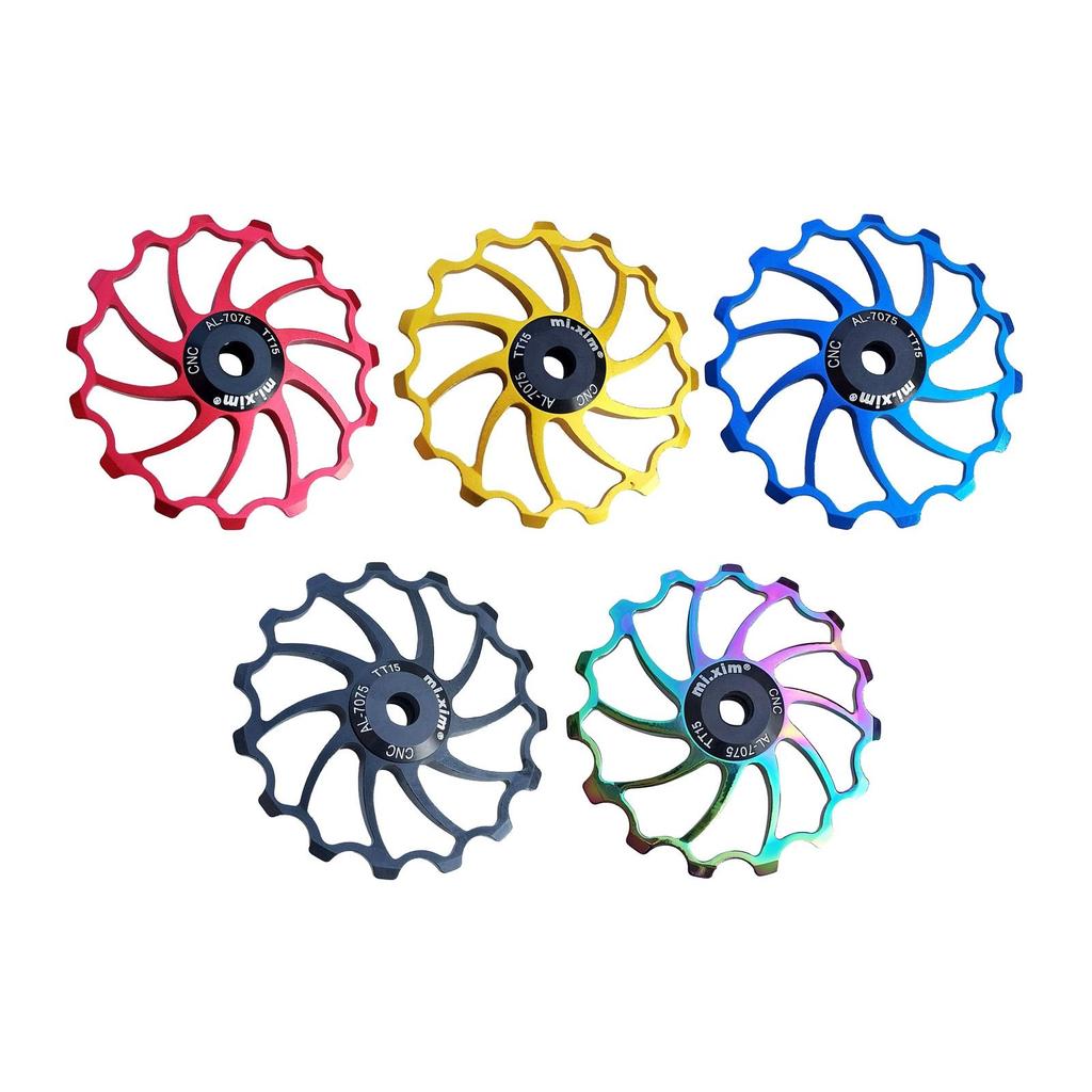 MTB Bike Rear Derailleur Pulley 15T Jockey Wheel Lightweight Aluminum Alloy