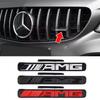 3D AMG Logo Emblem Car Front Grille Badge Car Styling For Mercedes Benz AMG W124 W168 W169 W176 W177 W202 W203 W204 W205 W210