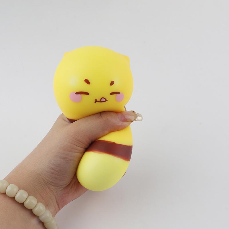 Chubby Little Bee Squeeze Ball - Slow Rebound Stress Relief Toy for Kids