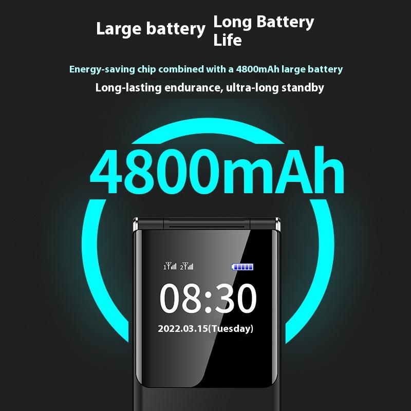 4G Full Netcom Telefon Clapetă Mașină pentru Bătrâni Ecran Mare Caractere Mari Volum Tare Standby Lung Telefon Mobil pentru Bătrâni Telefon Mobil pentru Bătrâni