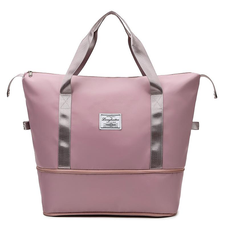 Expandable travel bag Hand-held wet and dry separation fitness bag Swimming yoga luggage bag Crossbody bag Travel bag