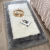 Coperta da letto semplice ed elegante a forma di schiena in finta lana per camera da letto, da comodino, per bovindo, balcone, a pelo lungo, per soggiorno, tavolino da caffè, tappeto da pavimento