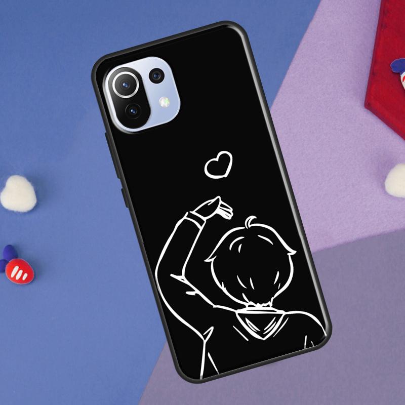 Cartoon Couple Love Boy Girl Cover For Xiaomi 13 14 Ultra 11T 12T 13T 14T Pro POCO X7 Pro X3 X5 F3 F5 F6 M6 X6 Pro Case