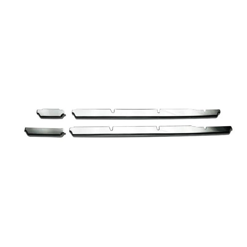 For Suzuki Spacia  MK54S MK94S 2024 2025 ABS Chrome Front Grille Accent Cover Lower Mesh Trim Molding Styling Bezel