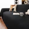 מגבת ספה שחורה עמידה למים בדרגה גבוהה כיסוי מלא בד כיסוי ספה ארבע עונות אוניברסלי כיסוי כרית ספה
