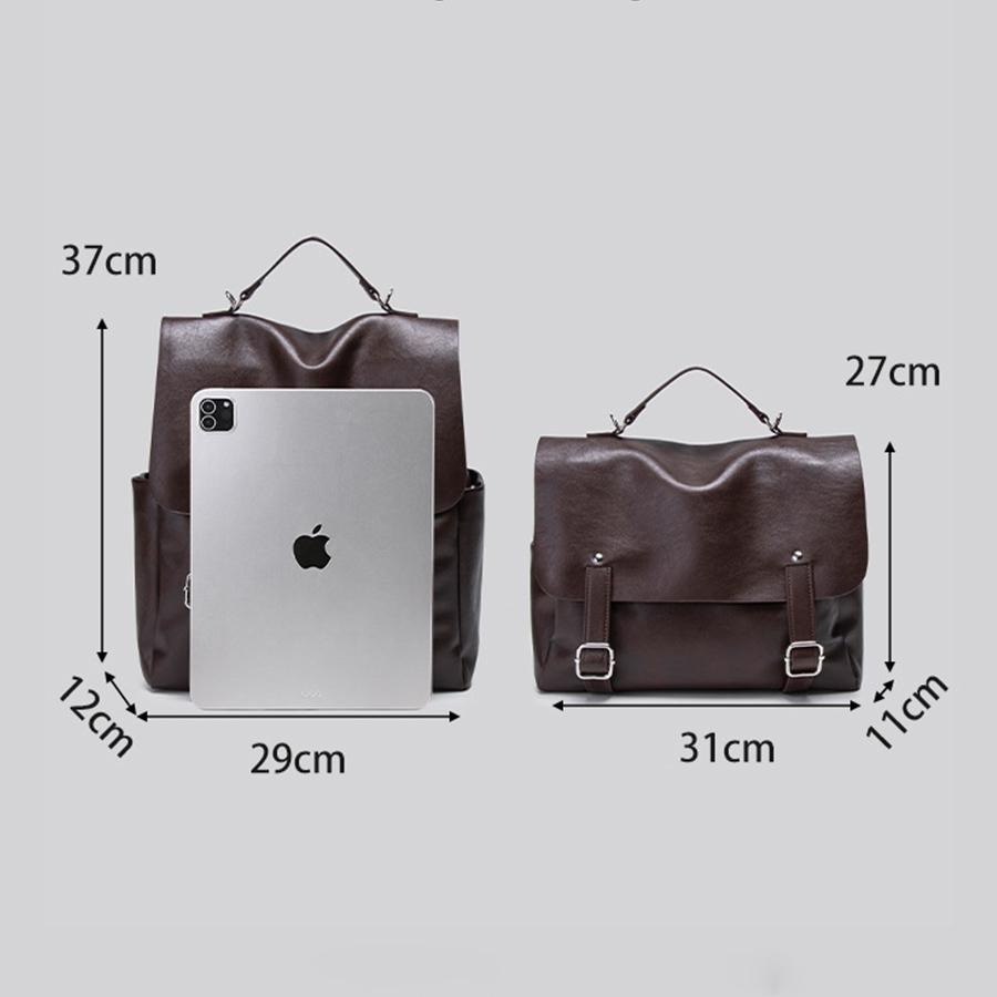 Mochila Feminina de Grande Capacidade Couro PU de Alta Qualidade Bolsas Vintage para Mulheres Mochilas Escolares Mochila de Viagem Mochila para Senhoras Mochila para Livros