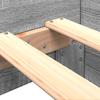 Bed Frame Gray Sonoma 90x200 cm Particleboard
