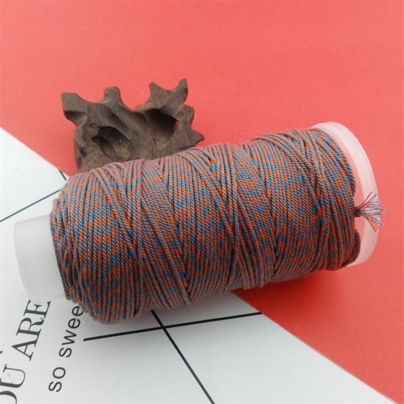 Qs Hand-Rubbed Cotton Thread 18 Strands Of Section Dyeing Gradient Diy Hand-Woven Bracelet Bracelet Rope Play Thread Rope Beading Matching