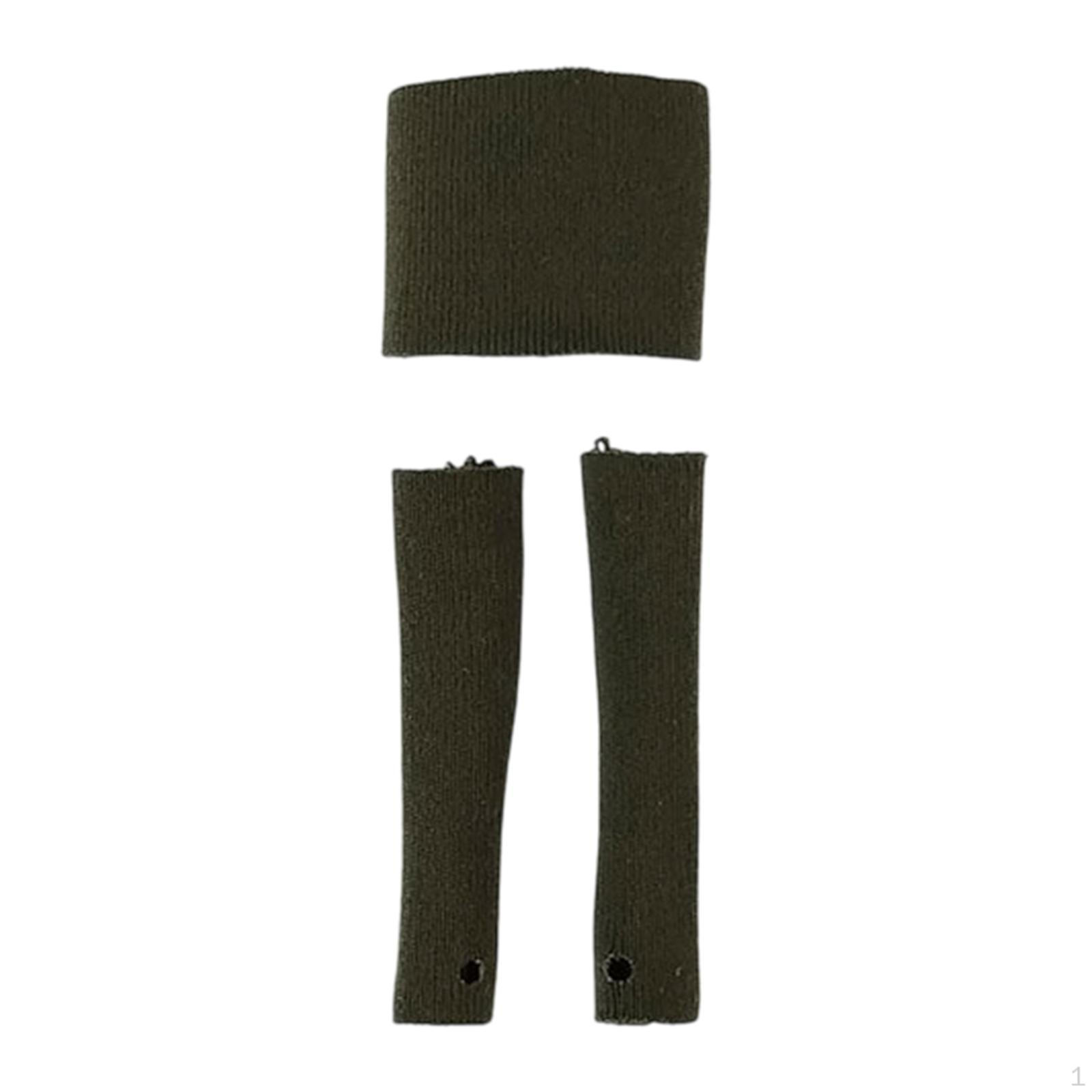 

1/12 Scale Girl Tube Top Action Figure Clothing Female Doll Chest Wrap for 6 green