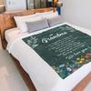 Afterprints Gifts for Grandma Blanket, Grandma Birthday Gifts, Mothers Day, Grandparents Day Present for Grandma from Granddaughter, We Love You Cozy