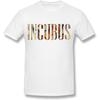 Men's Incubus Band Logo T-shirt S White