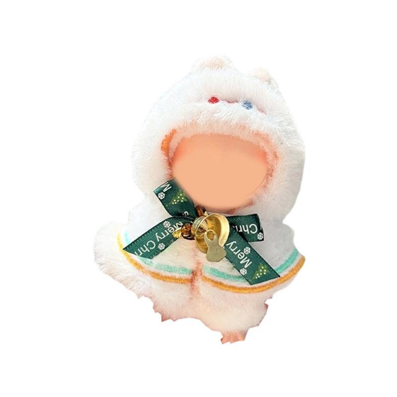 

Holiday Theme Doll Cloak Festival Outfit Soft Polyester Fabric Dressingup Suit For Mini Anime 10cm Collectible Figure