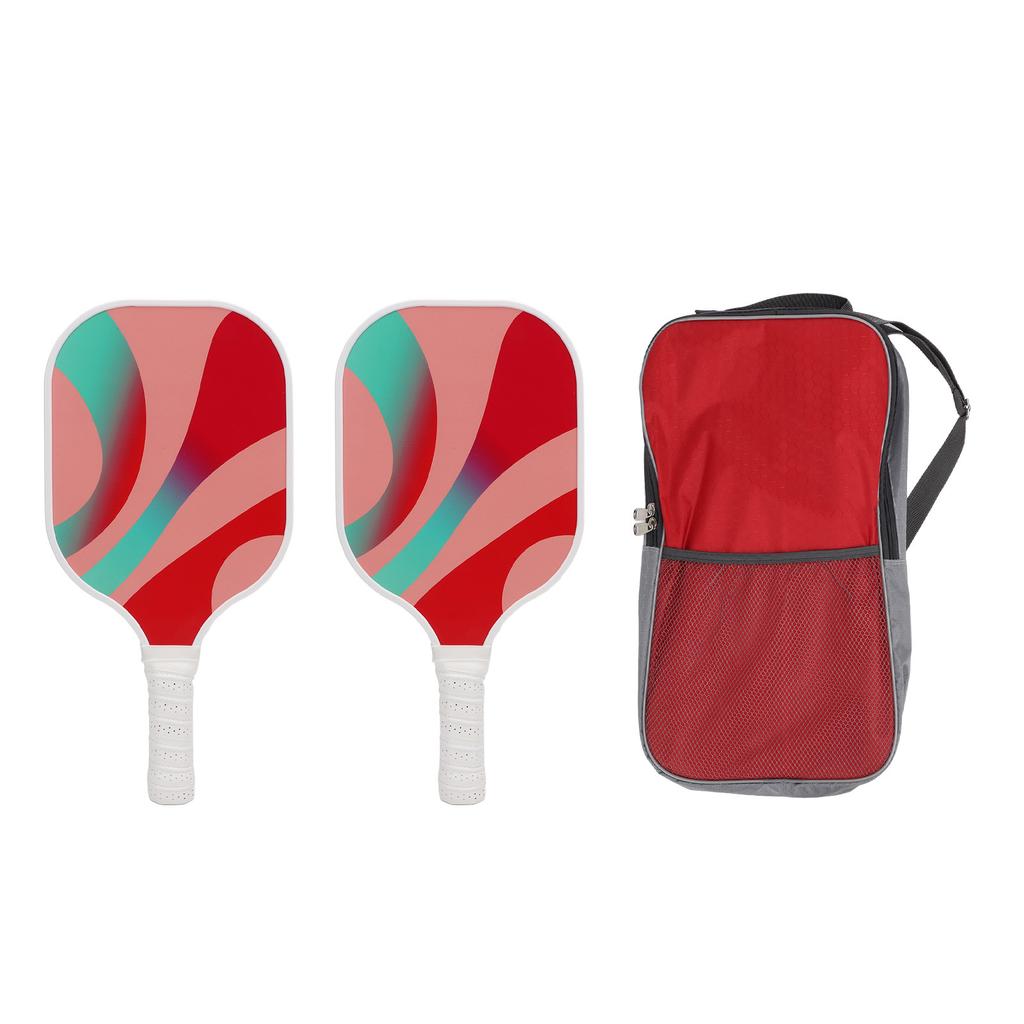 Pickleball Rackets Set Lightweight Fiberglass Pickleball Racquet Portable Sports Pickle Ball