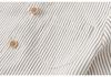 Gestreept Shirt & Bretelsbroek Set met Strik voor Jongens - Formele Lente/Herfst Kleding voor Heren, Nieuwe Aankomst Kinderen Buiten 2-Delig Outfit