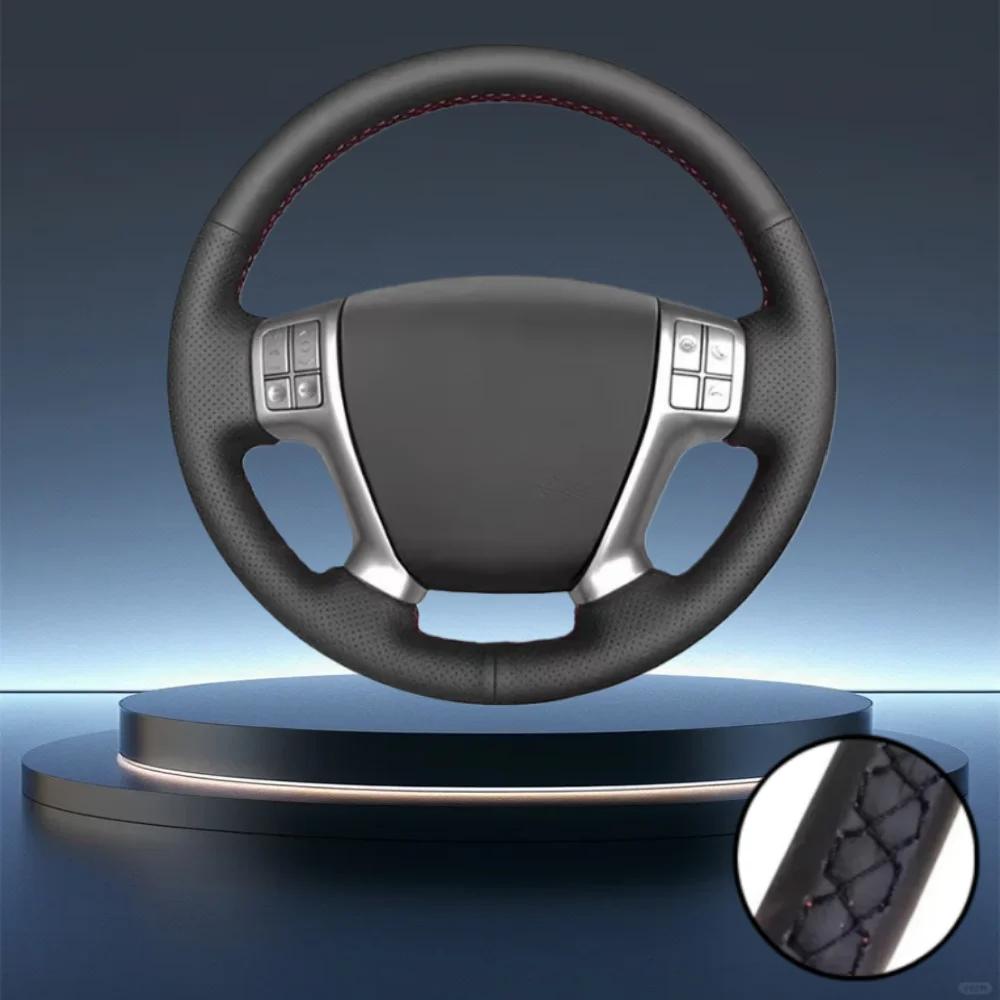 EEJQ9 Braid Car Steering Wheel Cover For Hyundai Veracruz 2007-2012 IX55 2007-2012 VeraCruz Vauxhall Holden Barina Tigra Car Lnterior