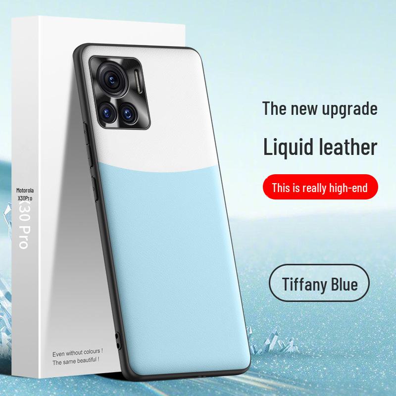 Motorola X30pro Liquid Leather Protective Case - Anti-Fall Shell, One Piece Ship.