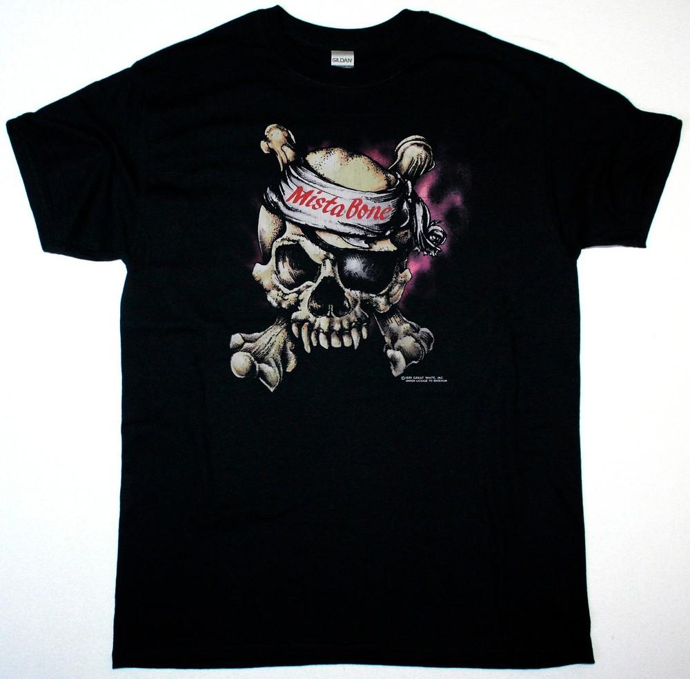 GREAT WHITE MISTA BONE TOUR 89 T-SHIRT  TARIFFS INCLUDED  Unisex T-Shirt XXXXL