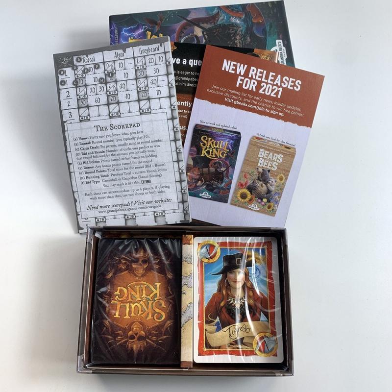 Kull King Skeleton King Ultimatives Piratentrickspiel Party Brettspiel Cover Asset Creator Karten