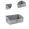 3 Pack Collapsible Baskets for Clothing, Storage Boxes with Handles Household Use