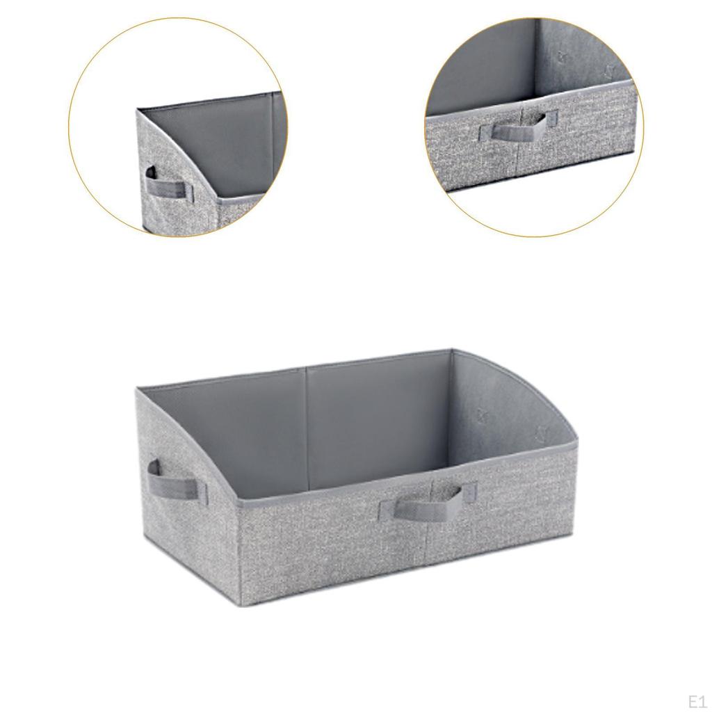 3 Pack Collapsible Baskets for Clothing, Storage Boxes with Handles Household Use