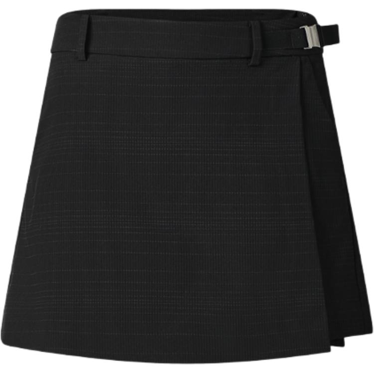 New FILA Golf Series SS25 Casual Short Skirts Women's Pitch Black BK A11W525307F-BK