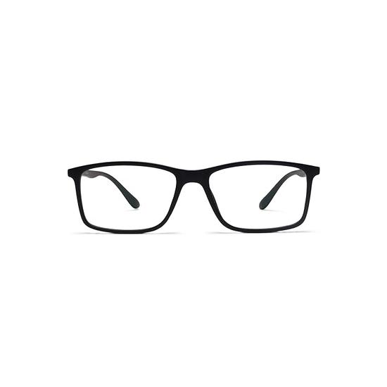 Intellilens Square Blue Cut Computer Glasses for Eye Protection (Blue) | Unisex, UV Protection Zero Power, Anti Glare & Blue Light Filter Glasses